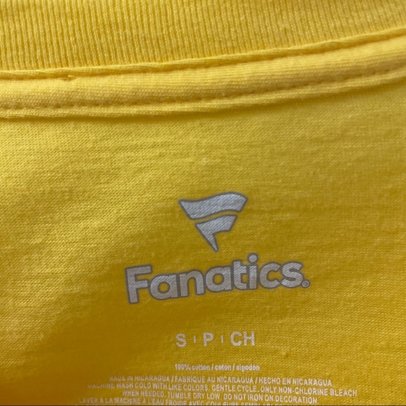 Fanatics special Olympics USA shirt yellow NWT - Picture 6 of 6